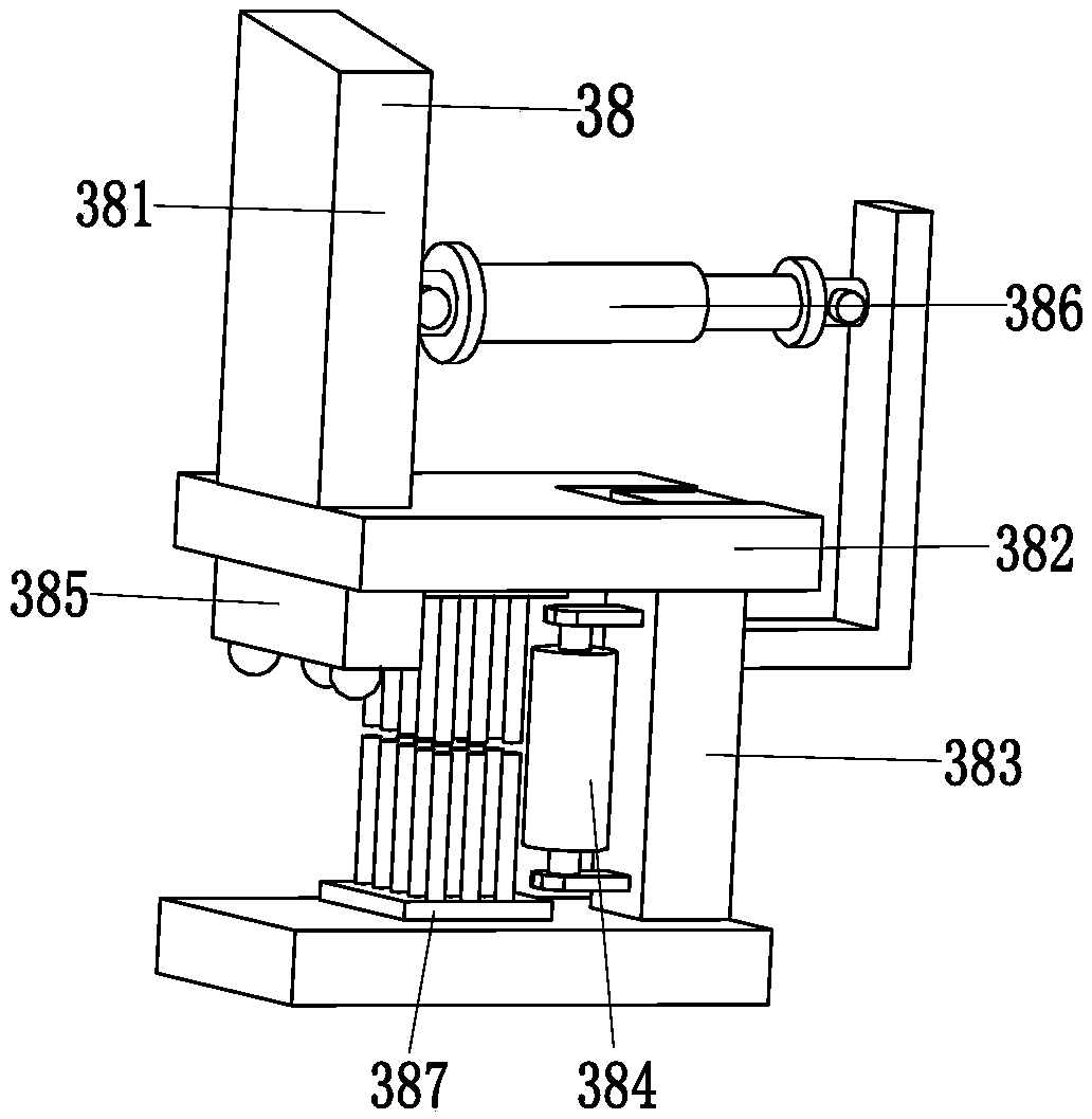 Automatic cleaning equipment for cast flange pipe