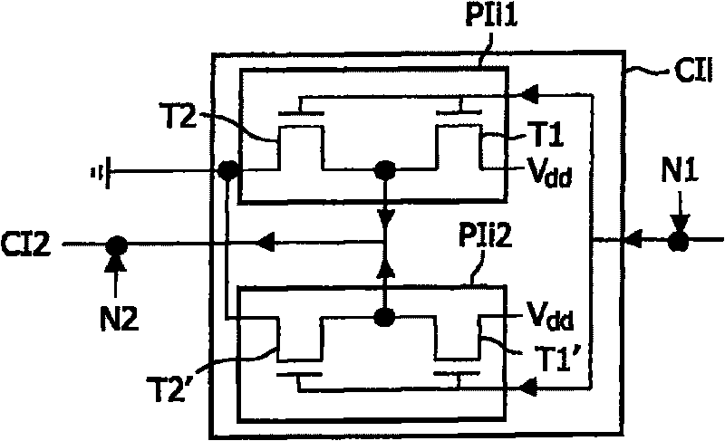 Integrated RC oscillator with high frequency stability, notably for an integrated switched-mode power supply