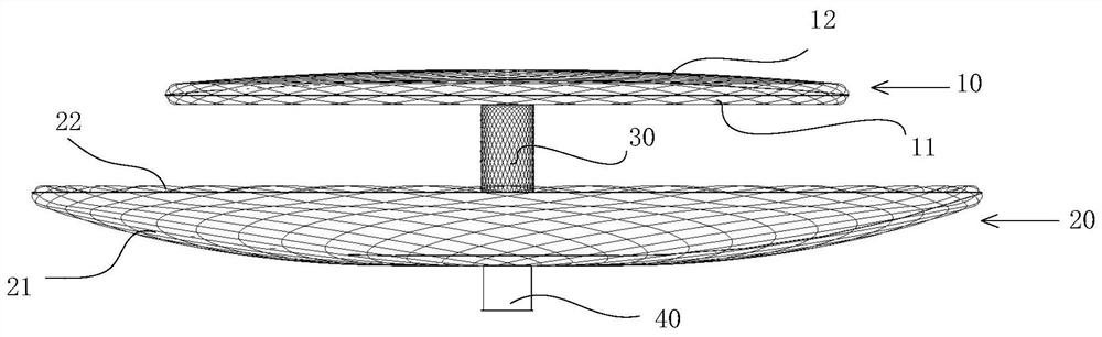 Degradable cardiac patent foramen ovale plugging device and manufacturing method thereof