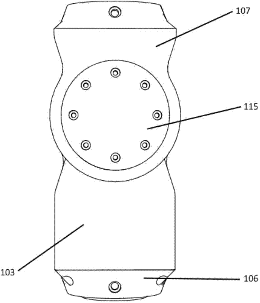 Spatial manipulator structure capable of stably grabbing