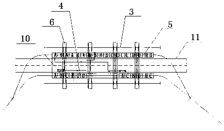 Operation system and method for railway-river combined transportation from railway harbour station to port area stacking yards for unloading