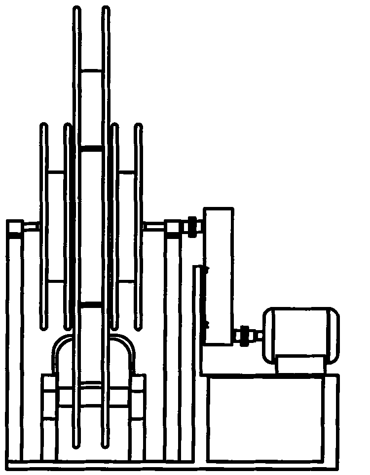 Hose and cable winding system of mobile tank cleaning robot