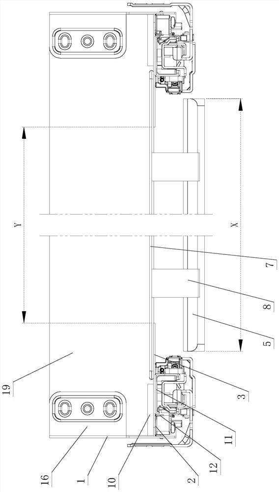 Water receiving structure of furniture drawer