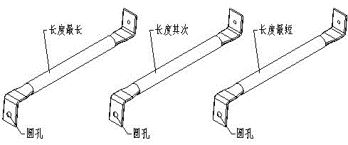 Mistake proofing device for filter triangular support packaging