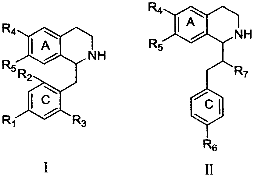 New application of tetrahydro isoquinoline alkaloid