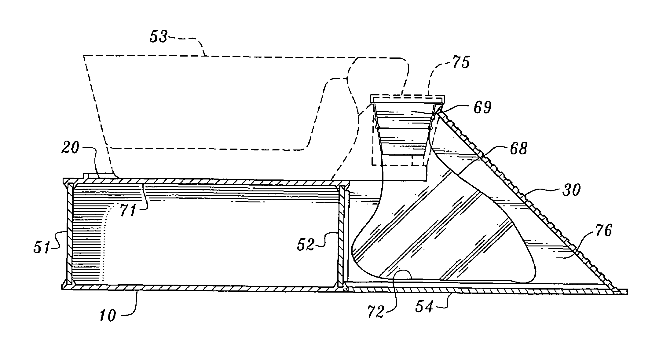 Apparatus and method for increasing capacity of automated litter box