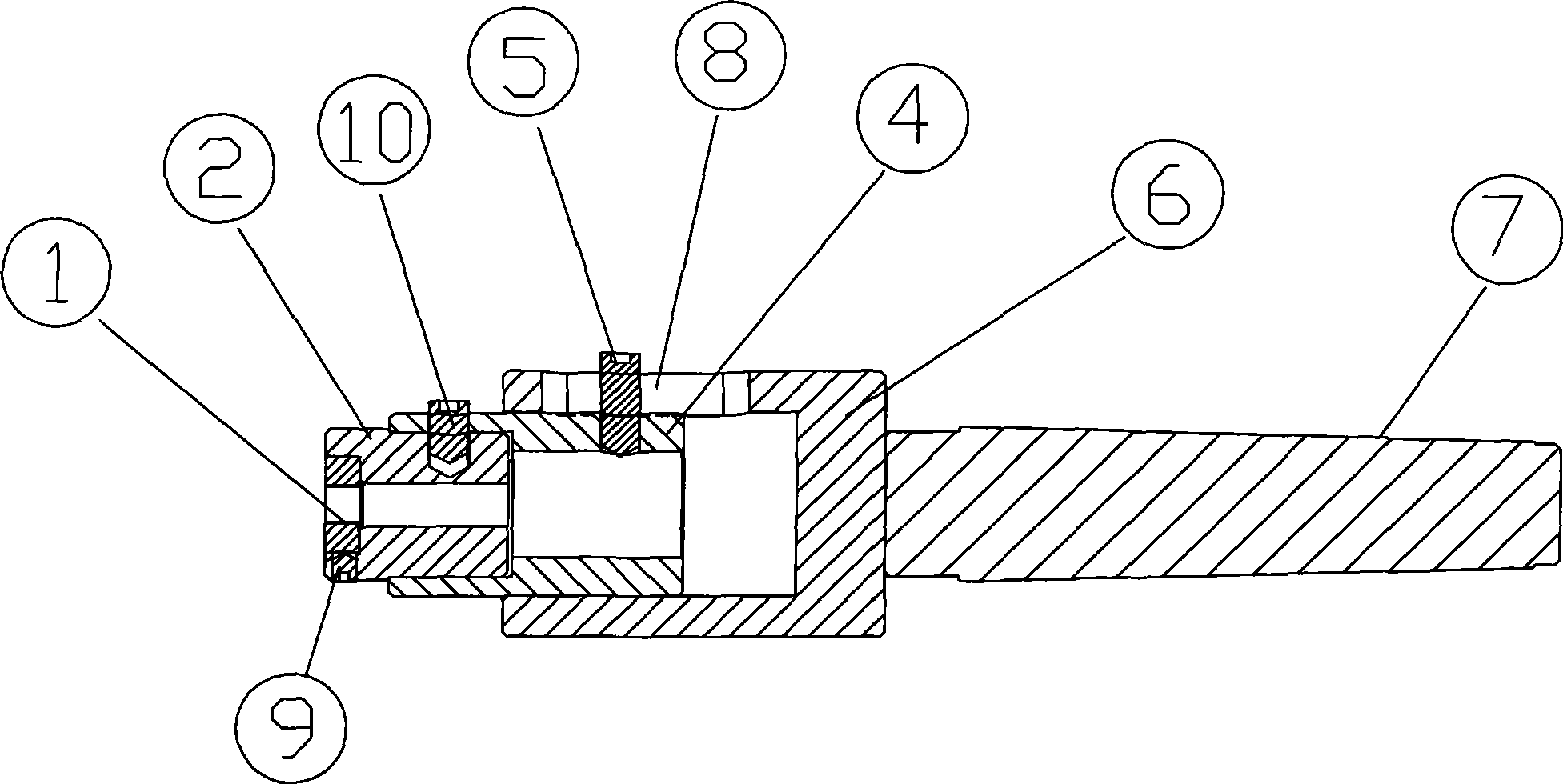 Tapping clamp