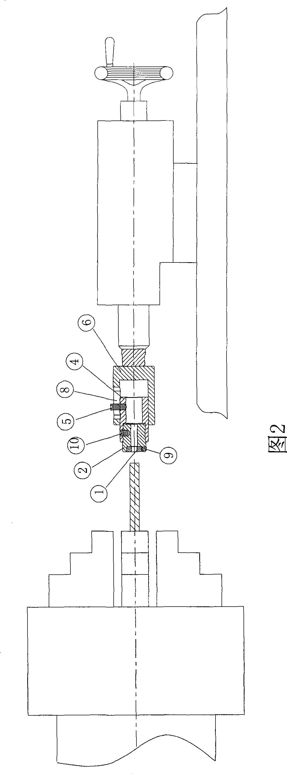 Tapping clamp