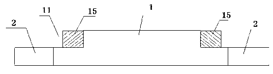 Fecal leakage plate of sow farrowing crate