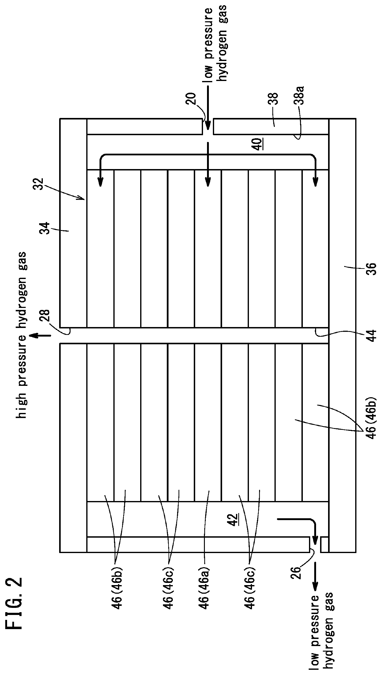 Electrochemical hydrogen compressor