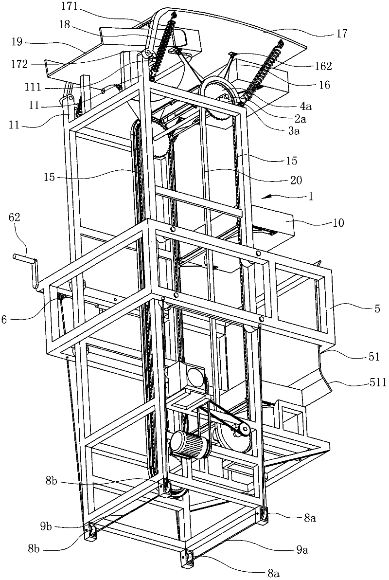 Lifting-type ship cabin conveyor