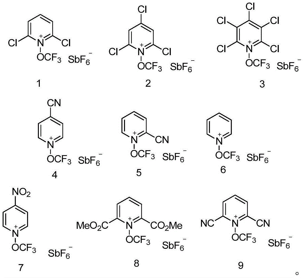 N- trifluoromethoxy pyridine salt compound and preparation method and use thereof