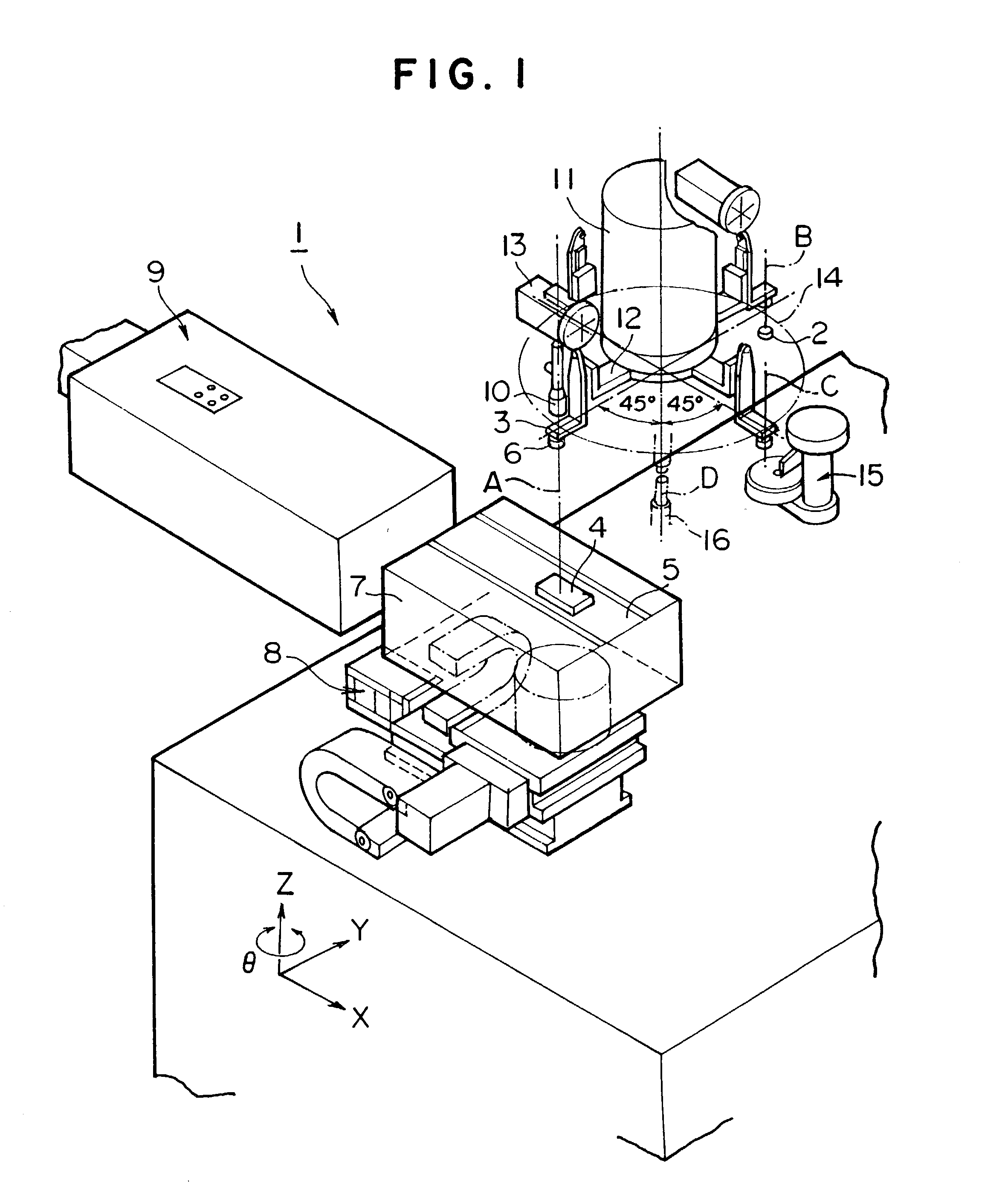 Chip-mounting device and method of alignment thereof