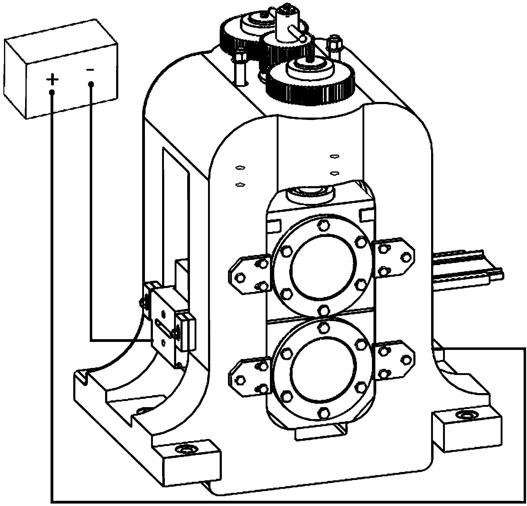 Electroplastic equal-diameter rolling mill