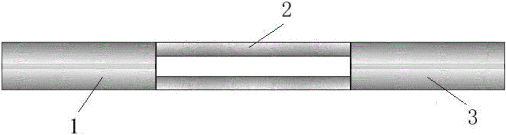 Capillary structure-based optical fiber high-temperature sensor and preparation method thereof