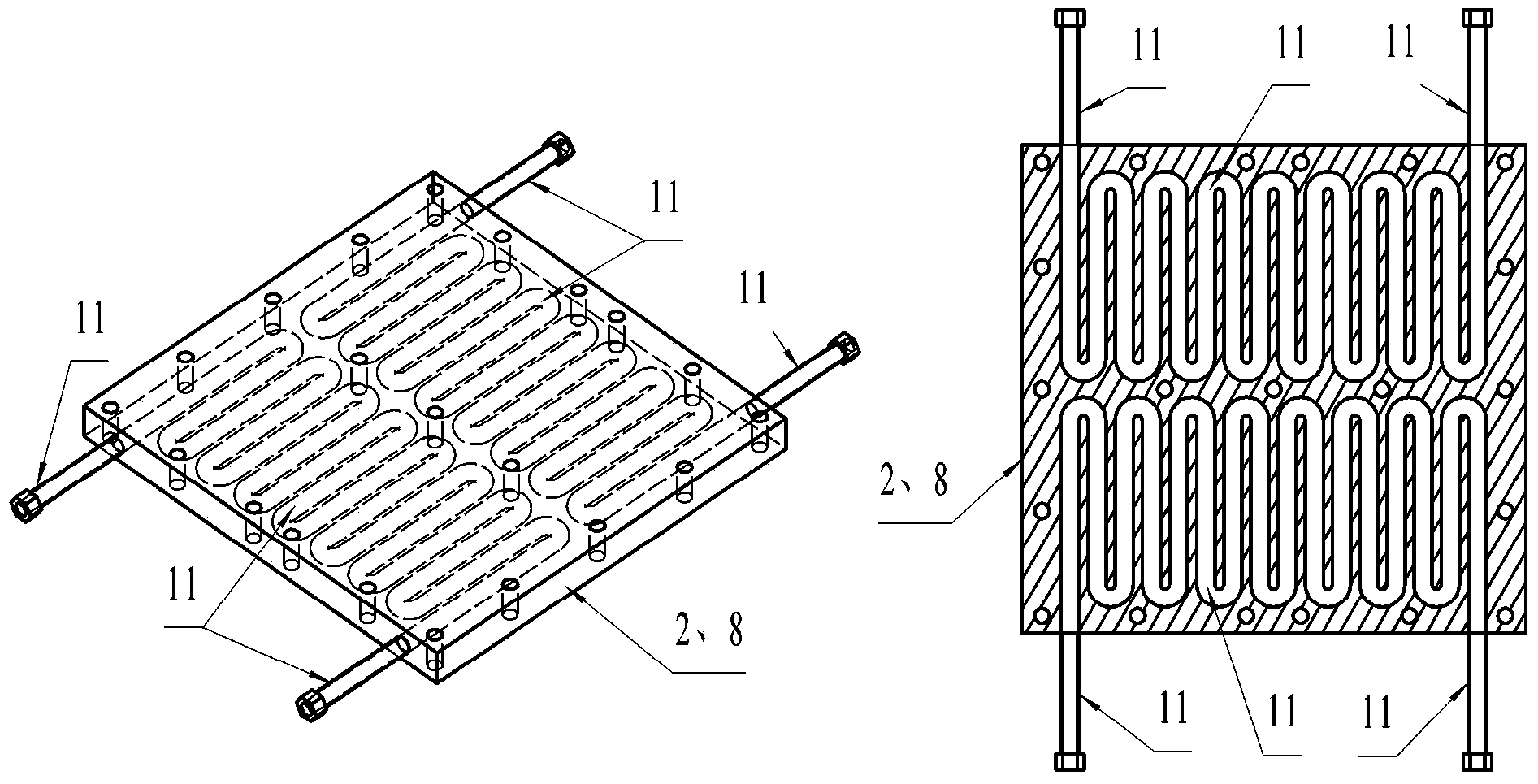 Thermal shock joint experiment device for nanometer thermal insulation material in extreme high-temperature environment