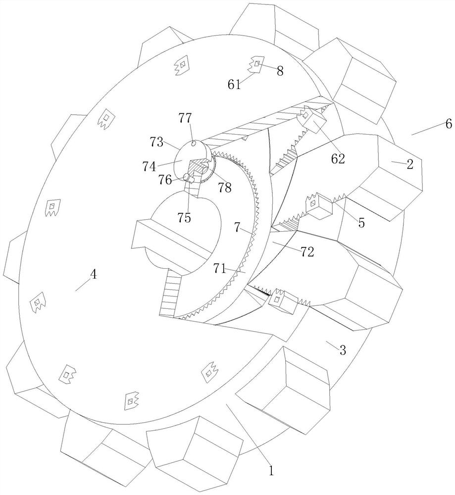 Steel-aluminum combined chain wheel