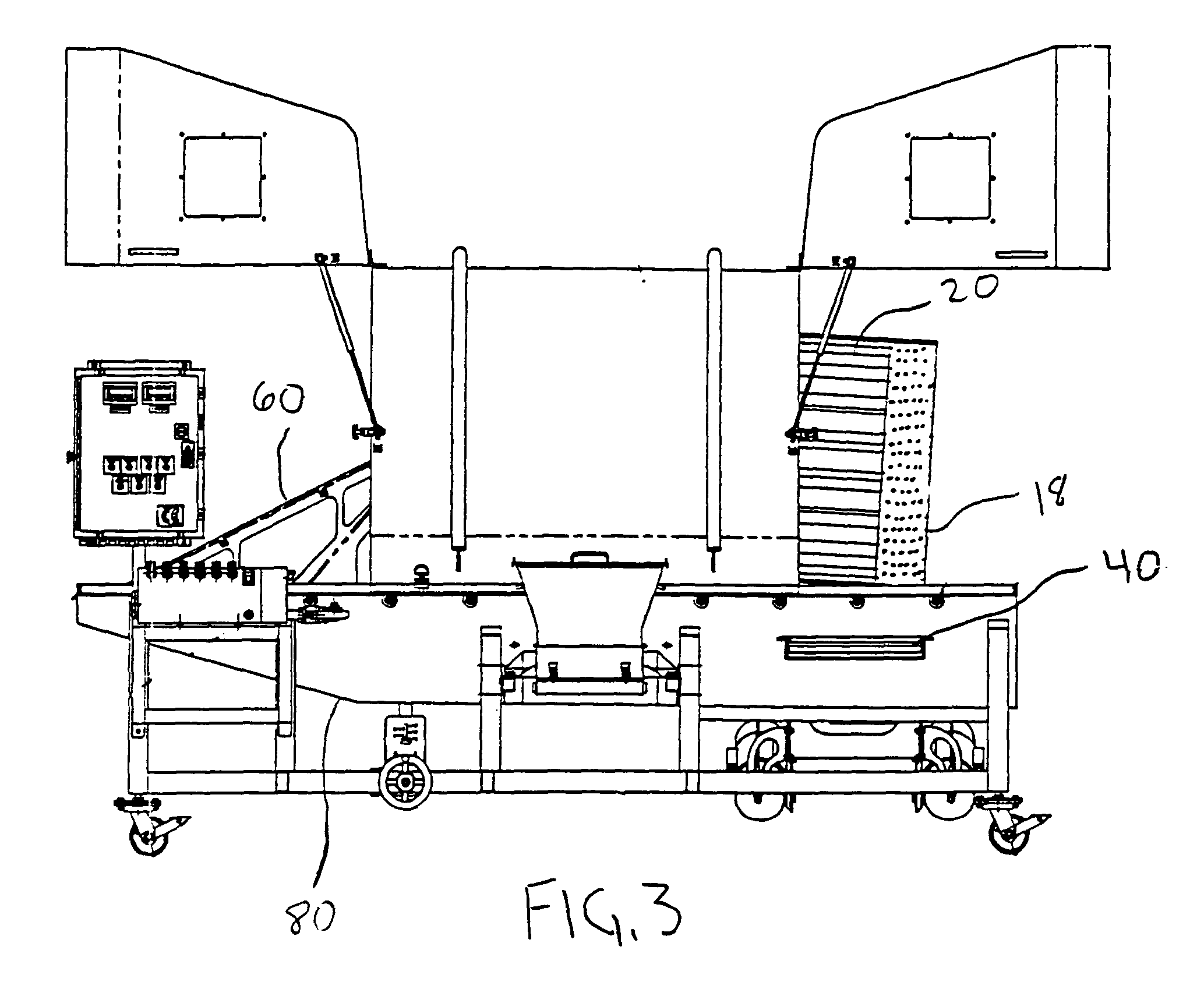 Drum breader and coating redistribution system