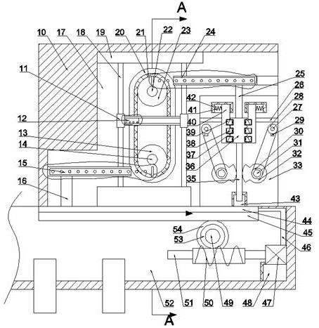 Automatic brick conveying, arranging and stacking equipment