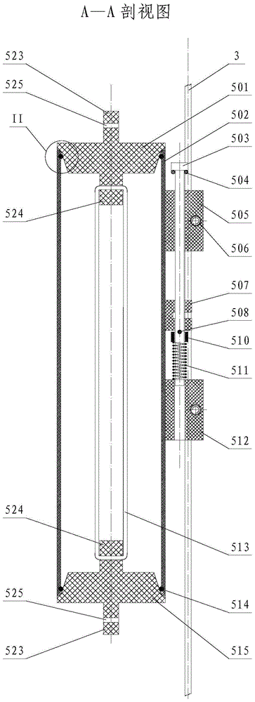 A fixed-depth water harvesting device and water harvesting method