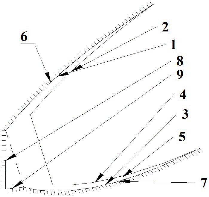 Solar interior wall lens type composite parabolic concentrator applied to building south wall