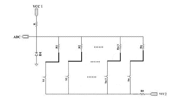 Key testing circuit