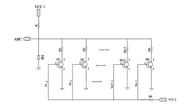 Key testing circuit