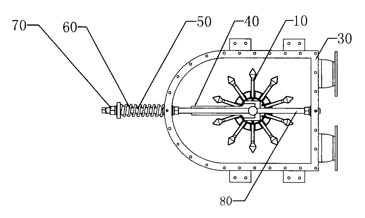 Pipe chain machine tensioner