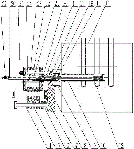 A dynamic closed automatic deformation test system of a high temperature tester