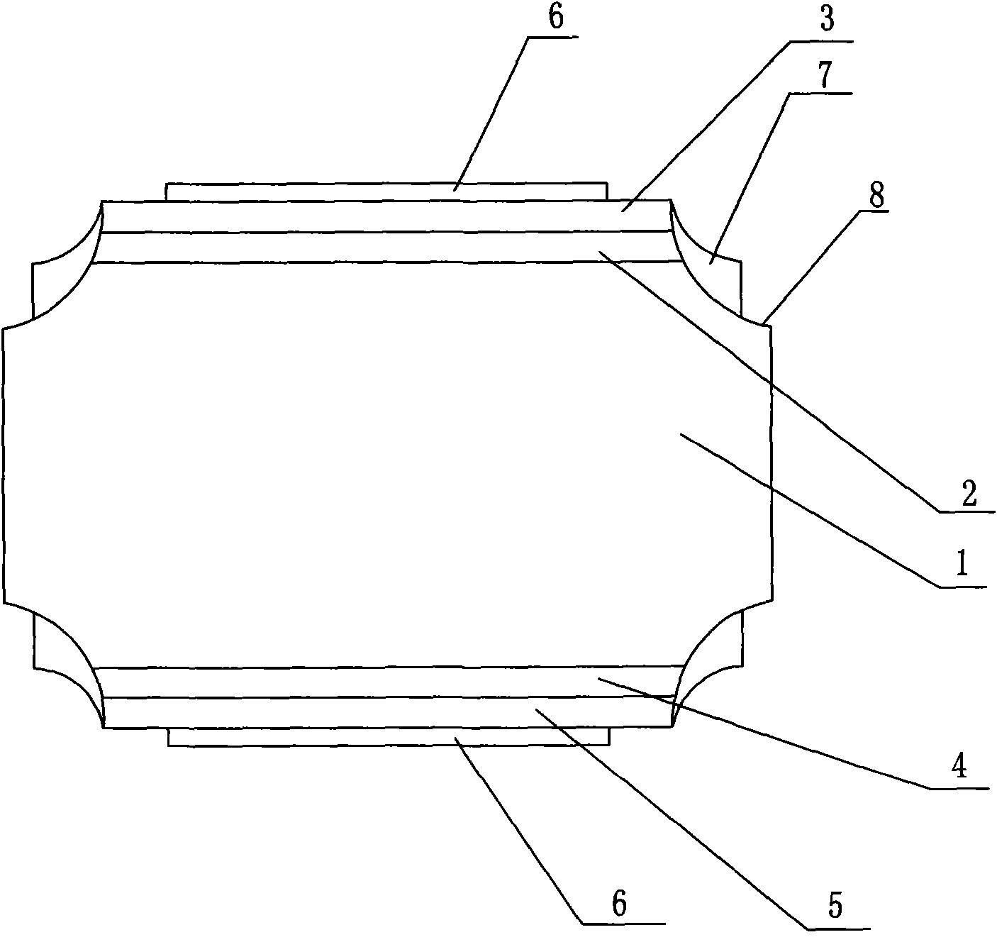 Bidirectional trigger diode chip production method