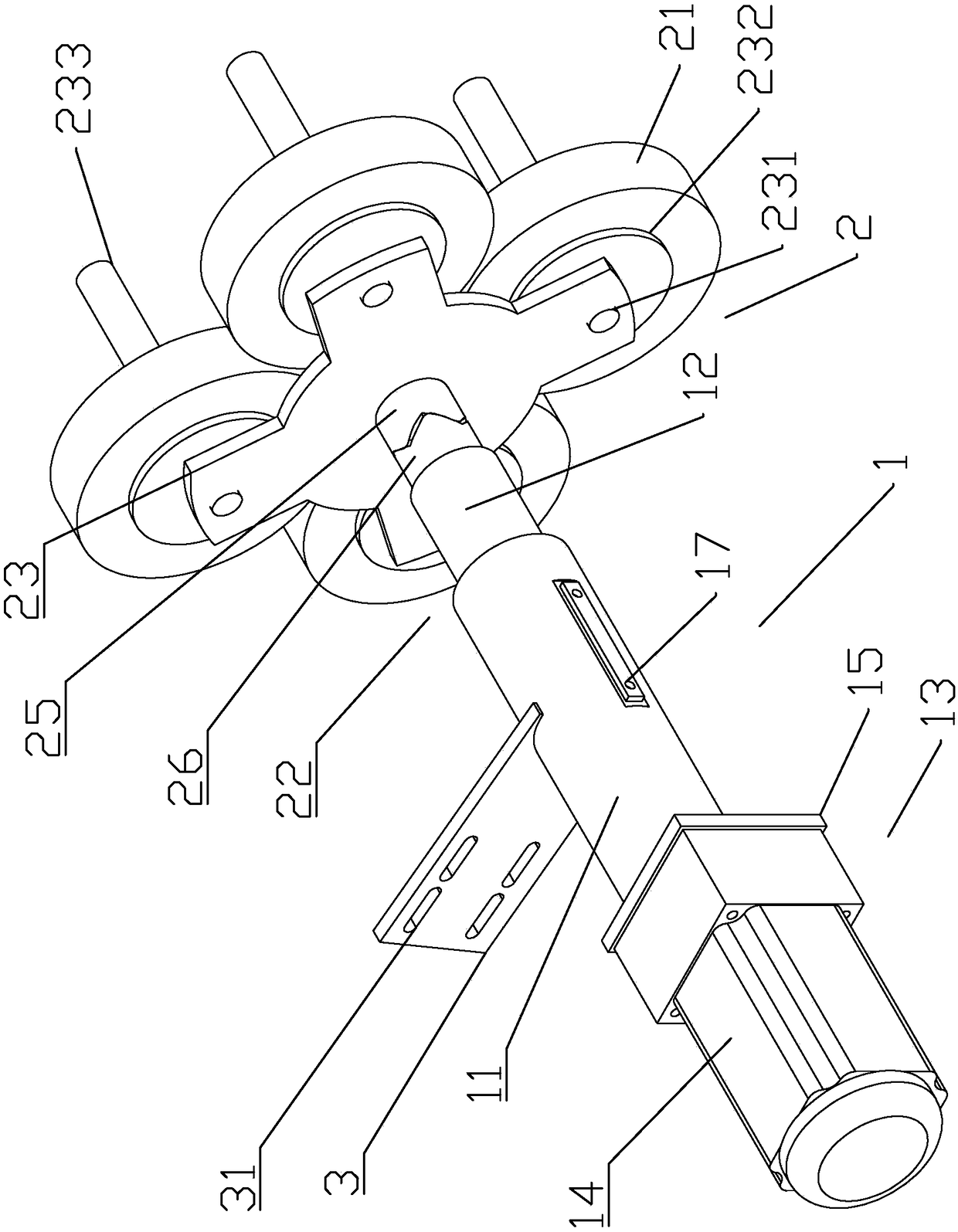 Rapid film replacement adjustment device for aluminum material film attachment