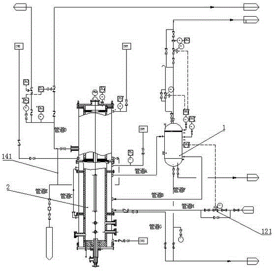 Thermal concentration system for dilute brine based on hydrogen chloride synthesis