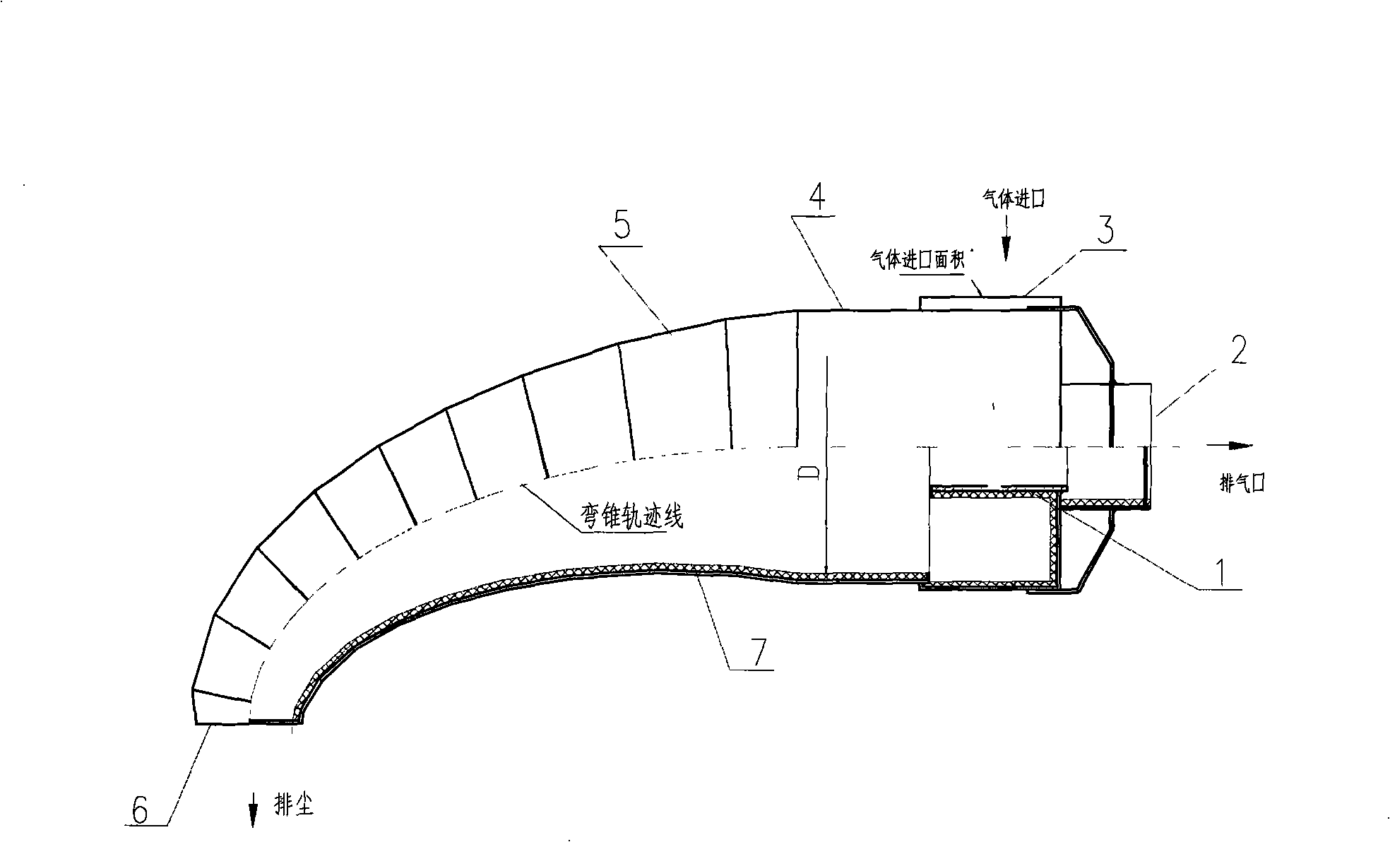 Cyclone separating device and uses thereof