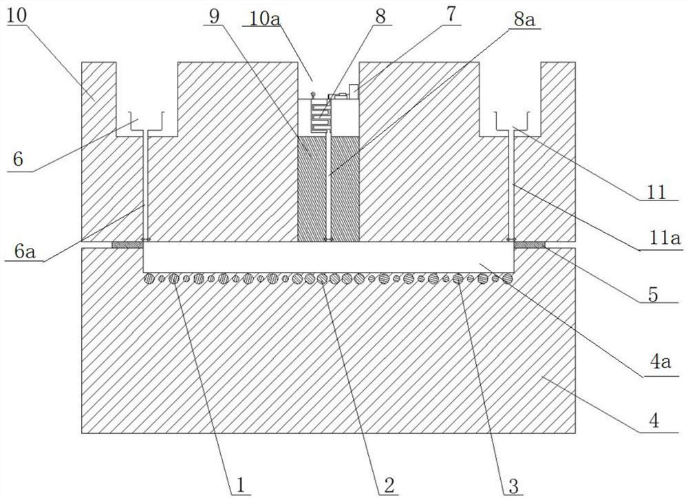 Preparation device and method for dissimilar resin gradient continuous woven carbon fiber composite material