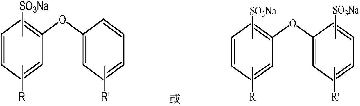 Alkali-free oil displacement agent with high temperature resistance and high salinity and preparation method thereof