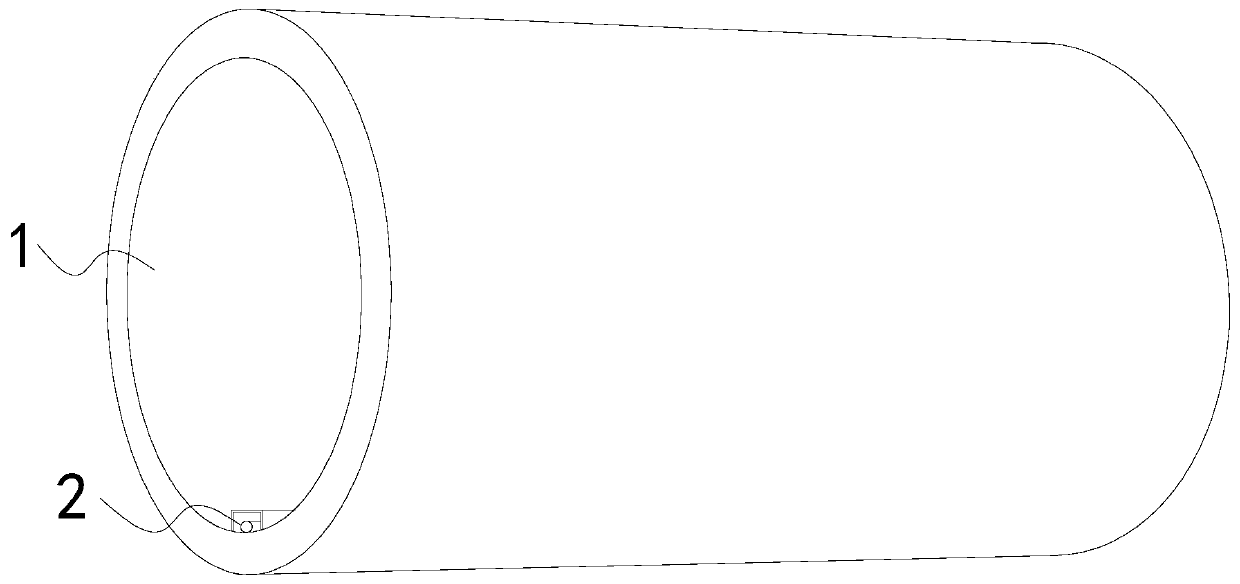 A kind of sewage pipe used in hospital engineering to reduce the degree of water pollution