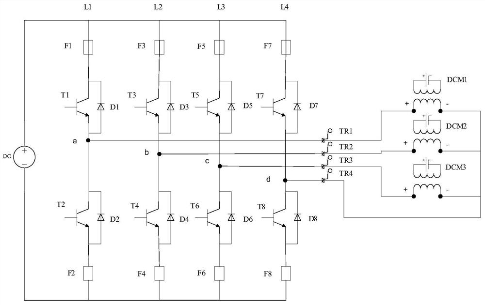 A parallel fault-tolerant control system and control method for three DC motors