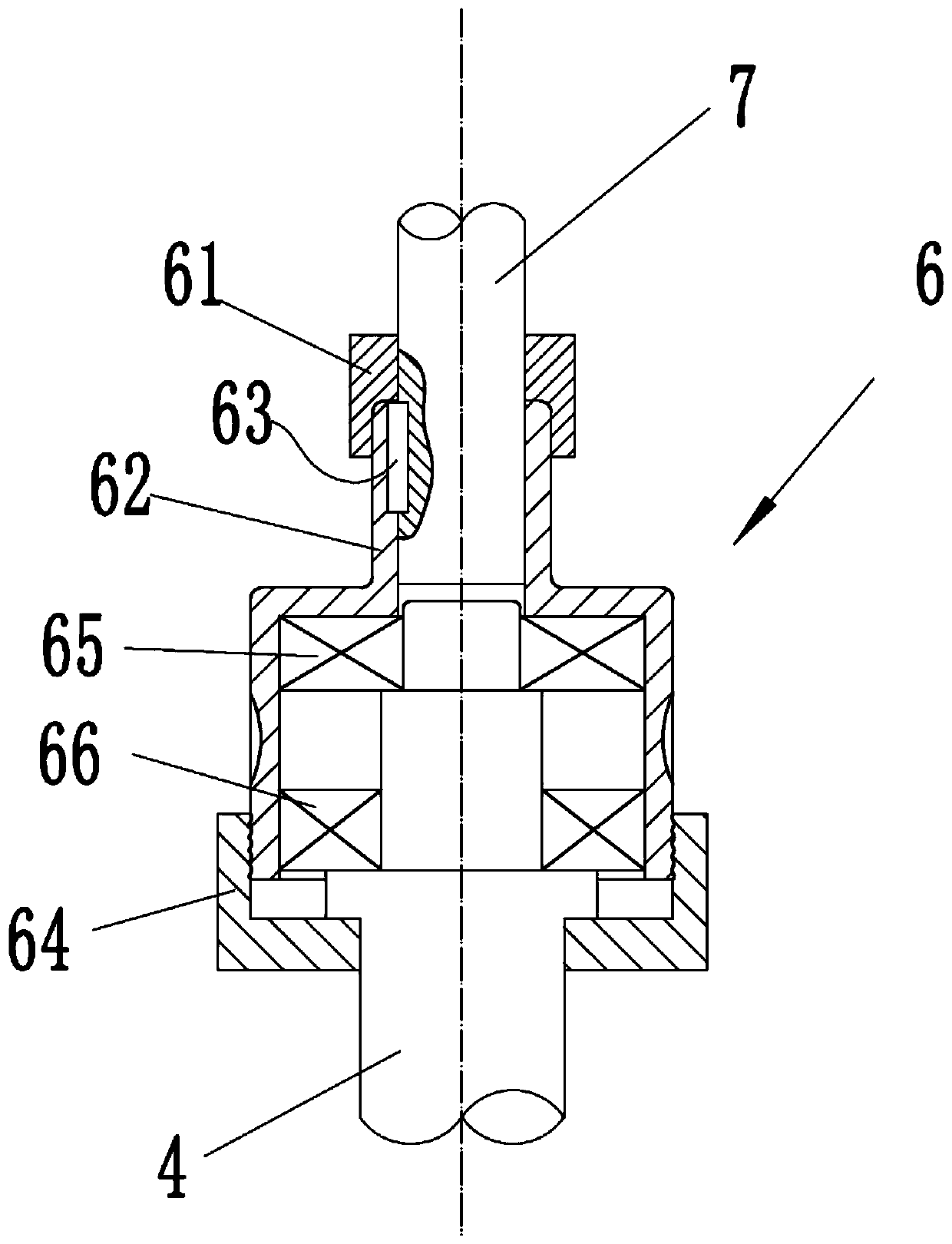 A tracking adjustment device for photovoltaic panels