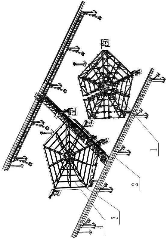 Glue filling system for large heliostat