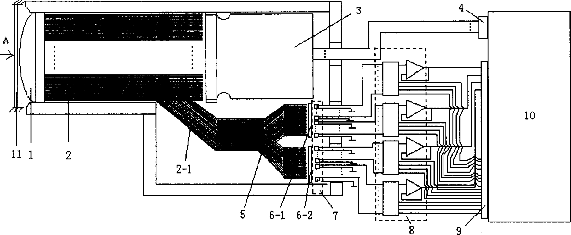 Detection apparatus for high-temperature temperature field and flame image and deteting method