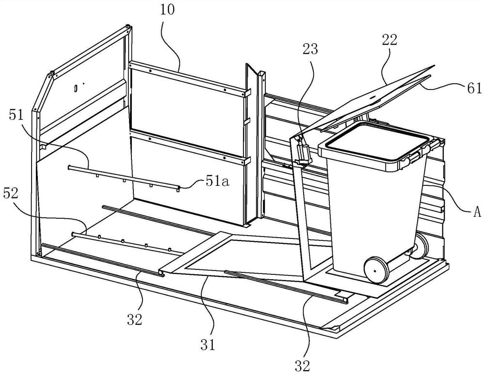 Automatic cleaning device for garbage can