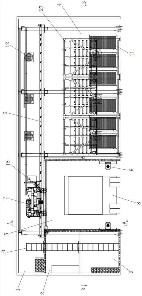 Commercial vehicle fixed charging and battery swapping station