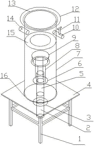 Rice vacuum permeation genetic transformation device