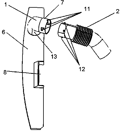 Air filter gas inlet pipeline arrangement method and structure for improving engine power performance