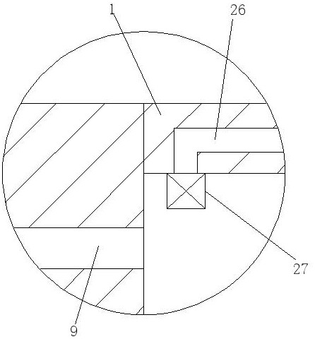 Hole depth measuring device on anchor rod trolley