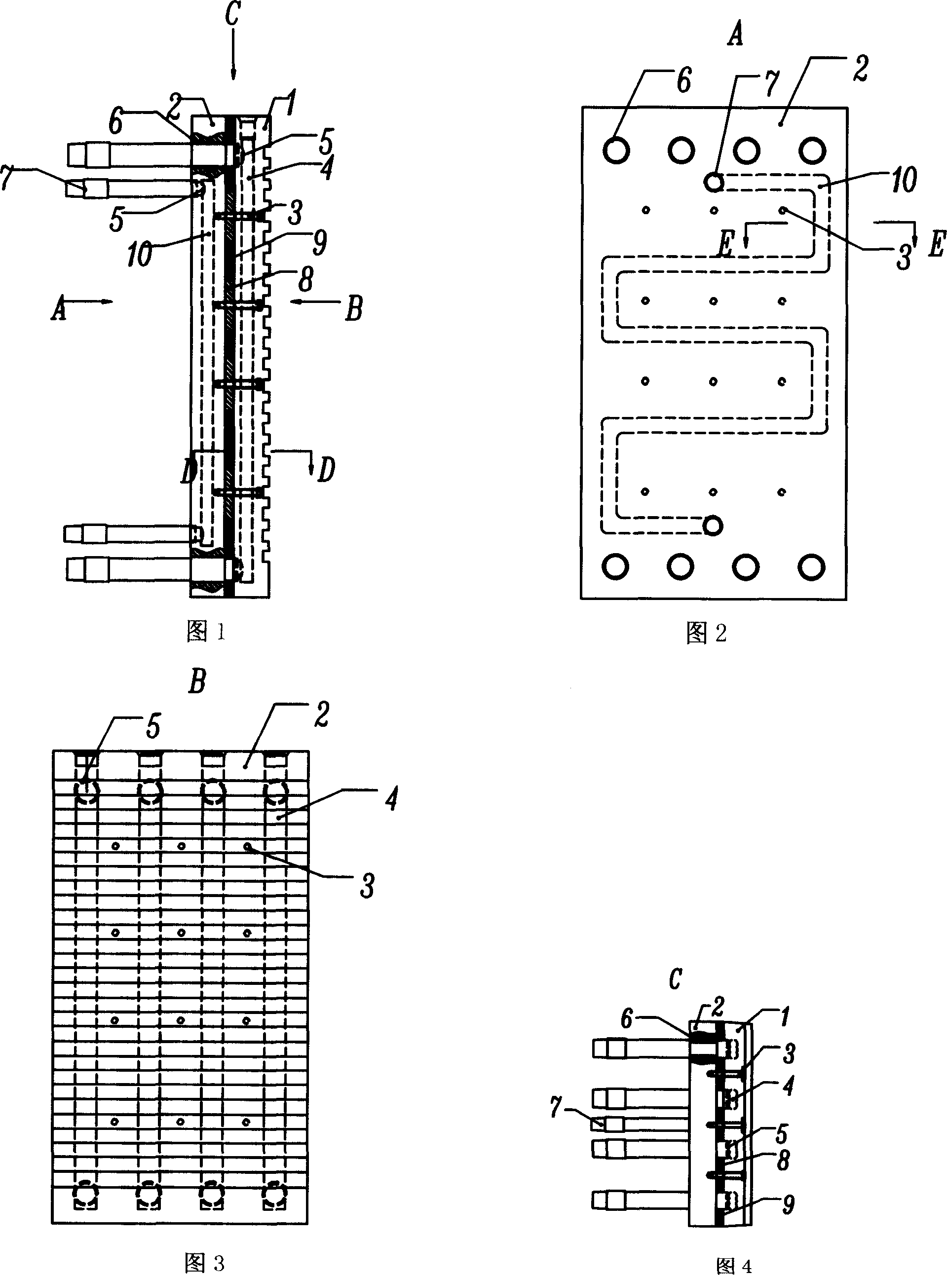 Laminated cooling walls