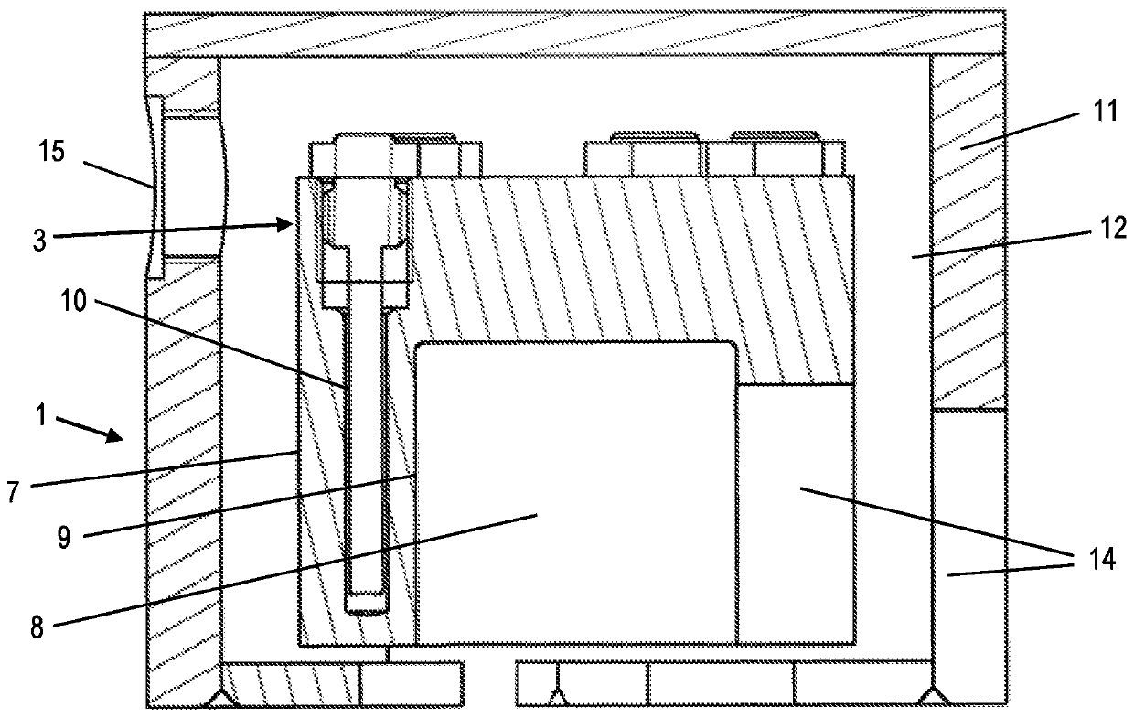 Heating device for mixer heads