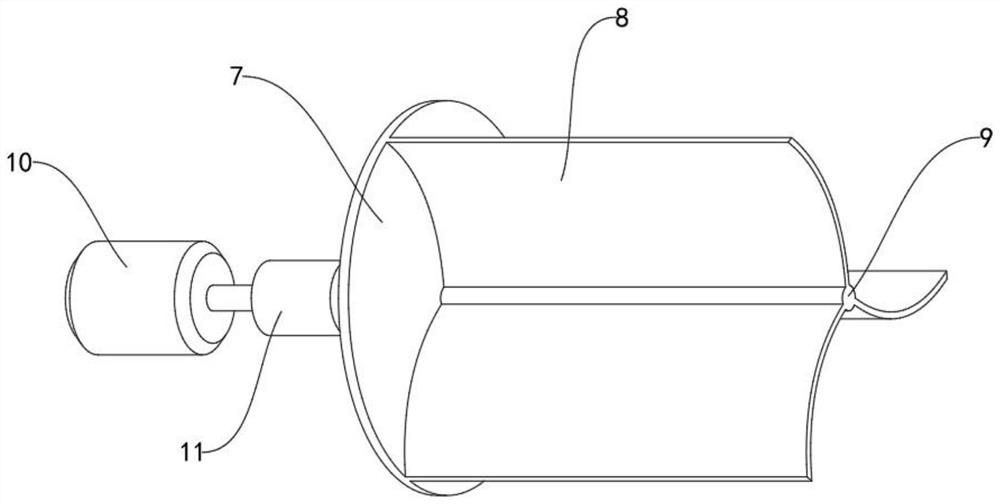 New energy automobile with wind power generation device