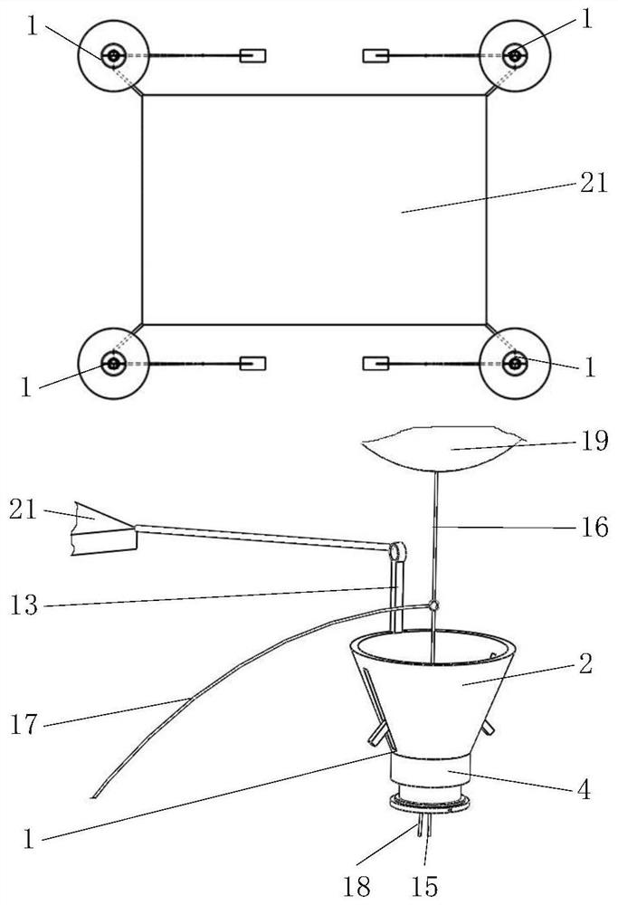 A device for improving the survival rate of garden transplanted seedlings