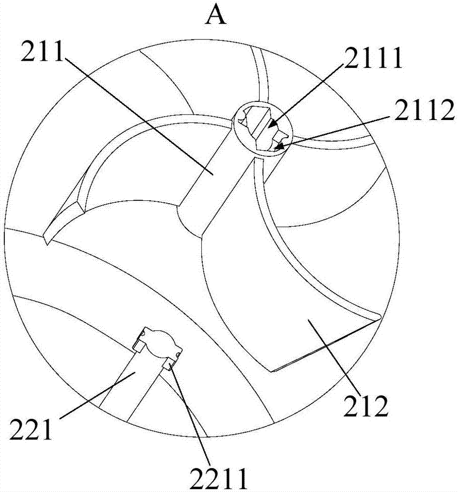 Material cleaning device and cooking appliance